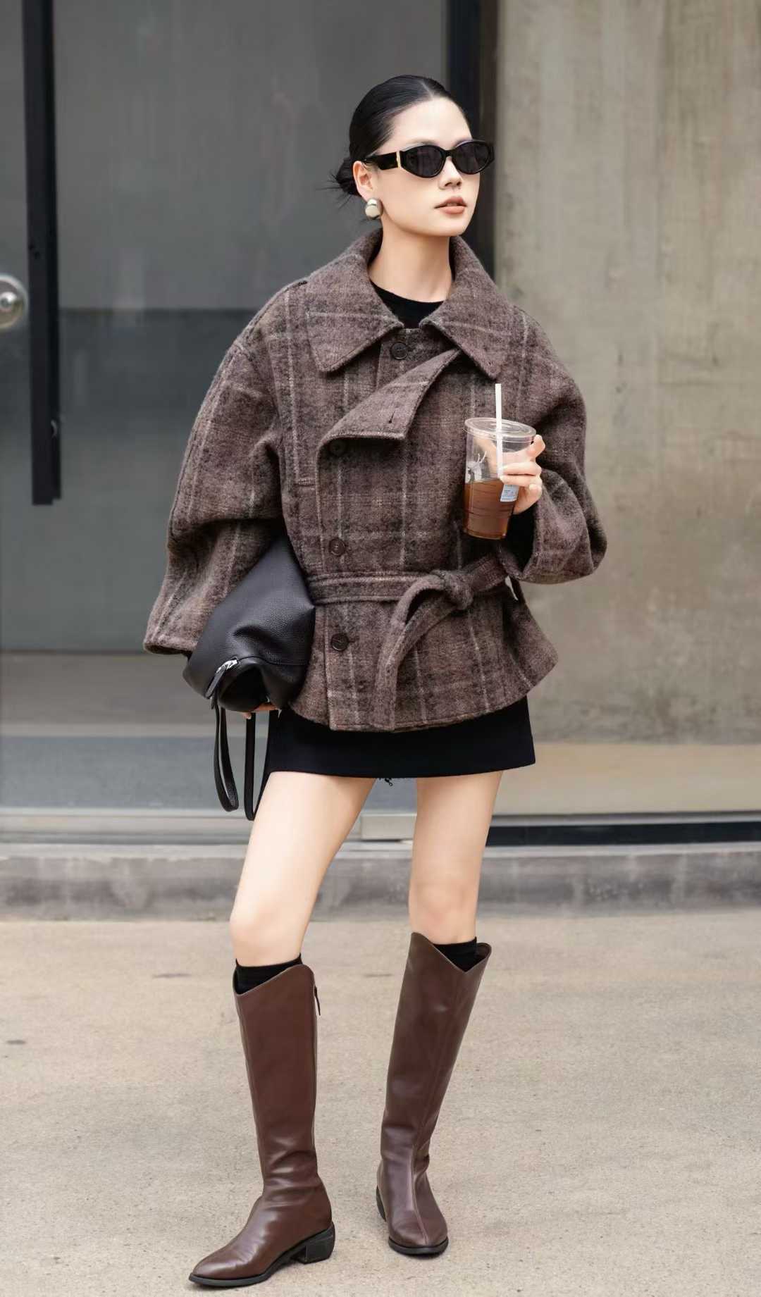 Le maire同款 同源面料 's hardest coat to buy 🧥 came earlier this year The same style as Kim Min-hee was sold out before she could wear it last year 😭 - 【E】