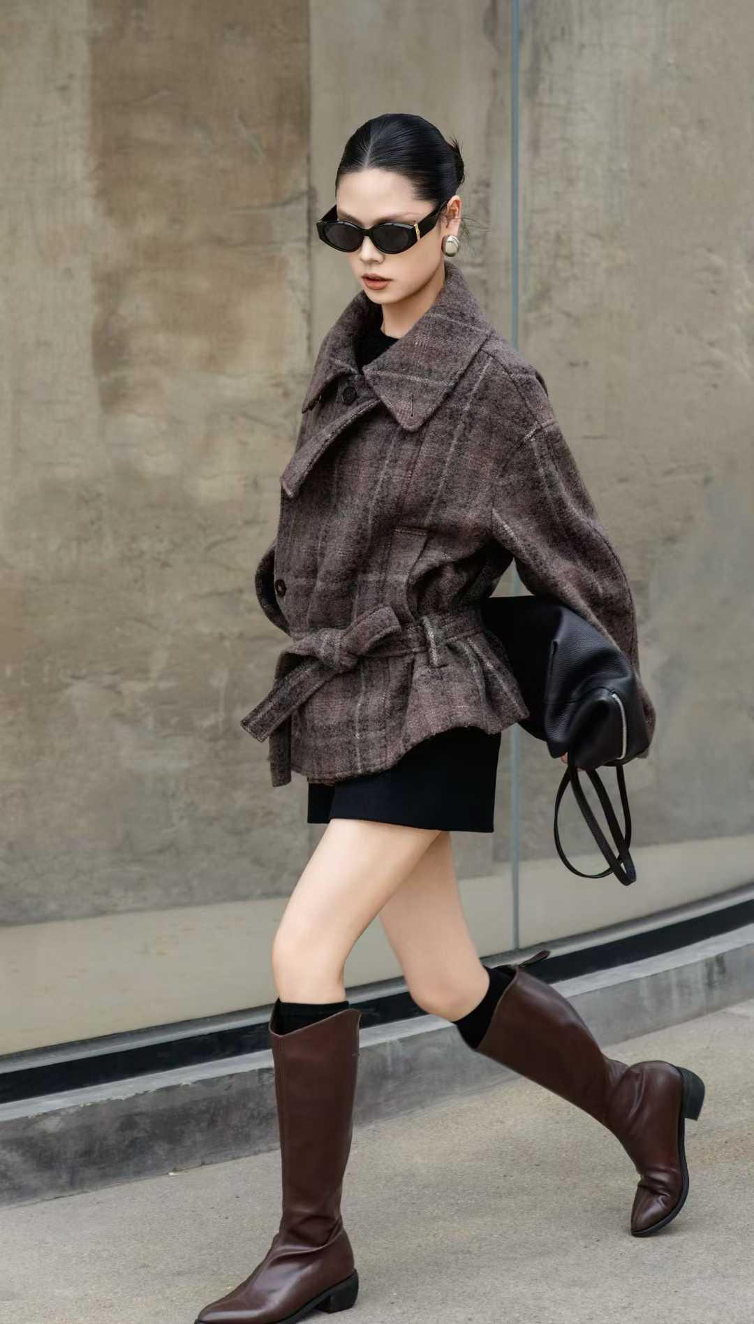 Le maire同款 同源面料 's hardest coat to buy 🧥 came earlier this year The same style as Kim Min-hee was sold out before she could wear it last year 😭 - 【E】