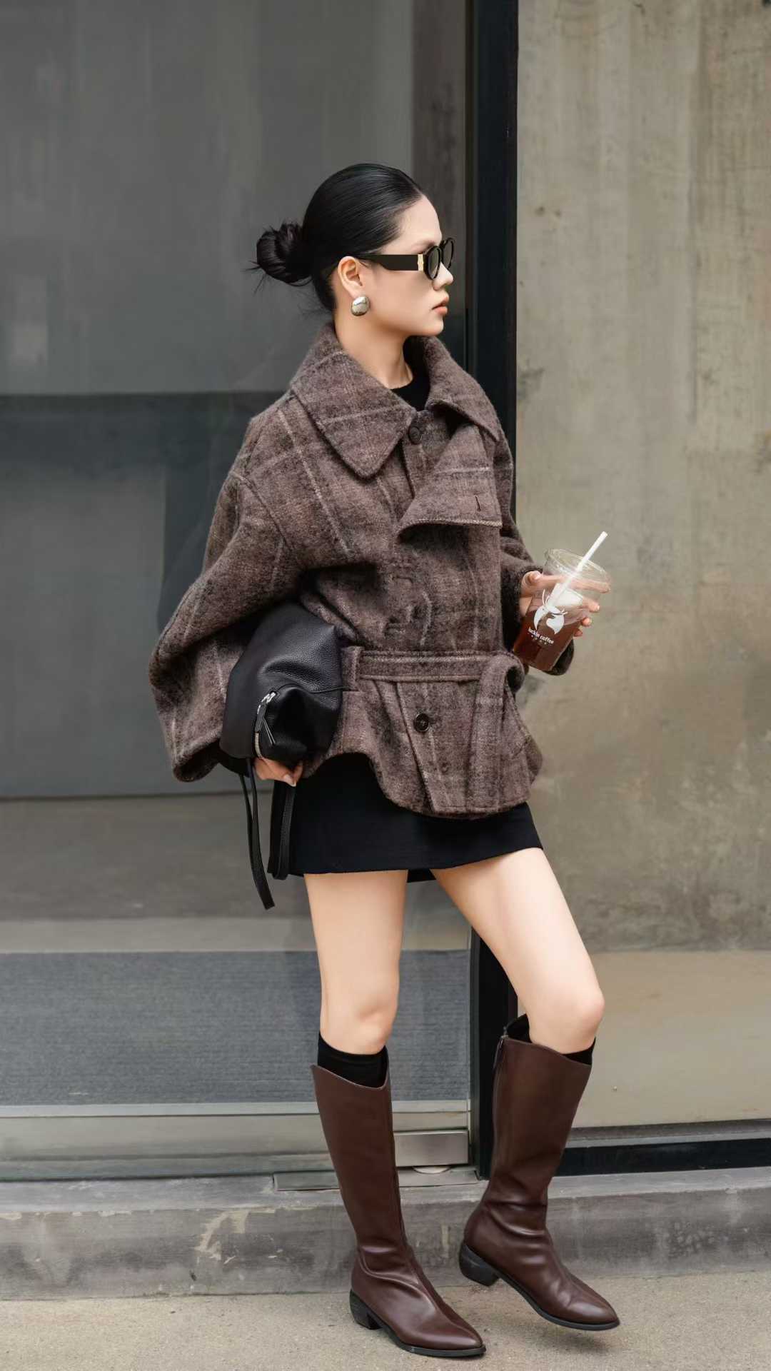 Le maire同款 同源面料 's hardest coat to buy 🧥 came earlier this year The same style as Kim Min-hee was sold out before she could wear it last year 😭 - 【E】