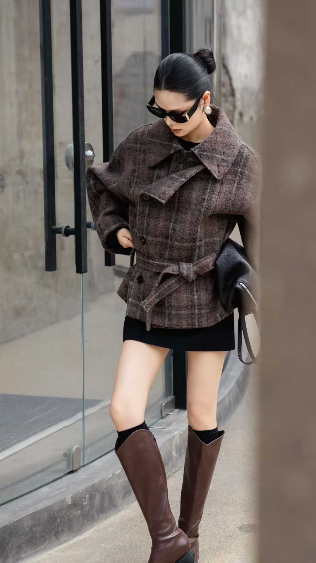 Le maire同款 同源面料 's hardest coat to buy 🧥 came earlier this year The same style as Kim Min-hee was sold out before she could wear it last year 😭 - 【E】